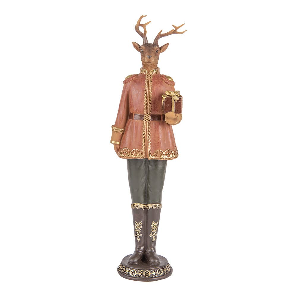 Dekorative Figur Hirsch Braun