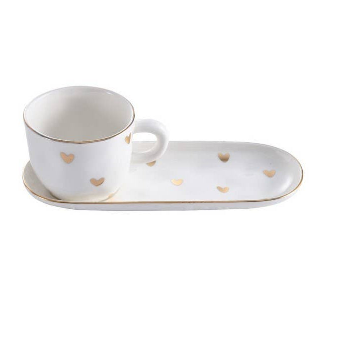 Espressotasse mit Untertasse HEART TO HEART