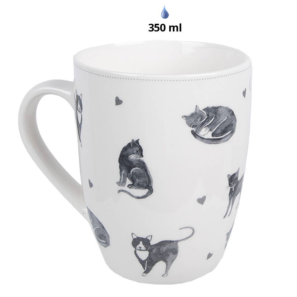 Tasse mit Katzenmotiv