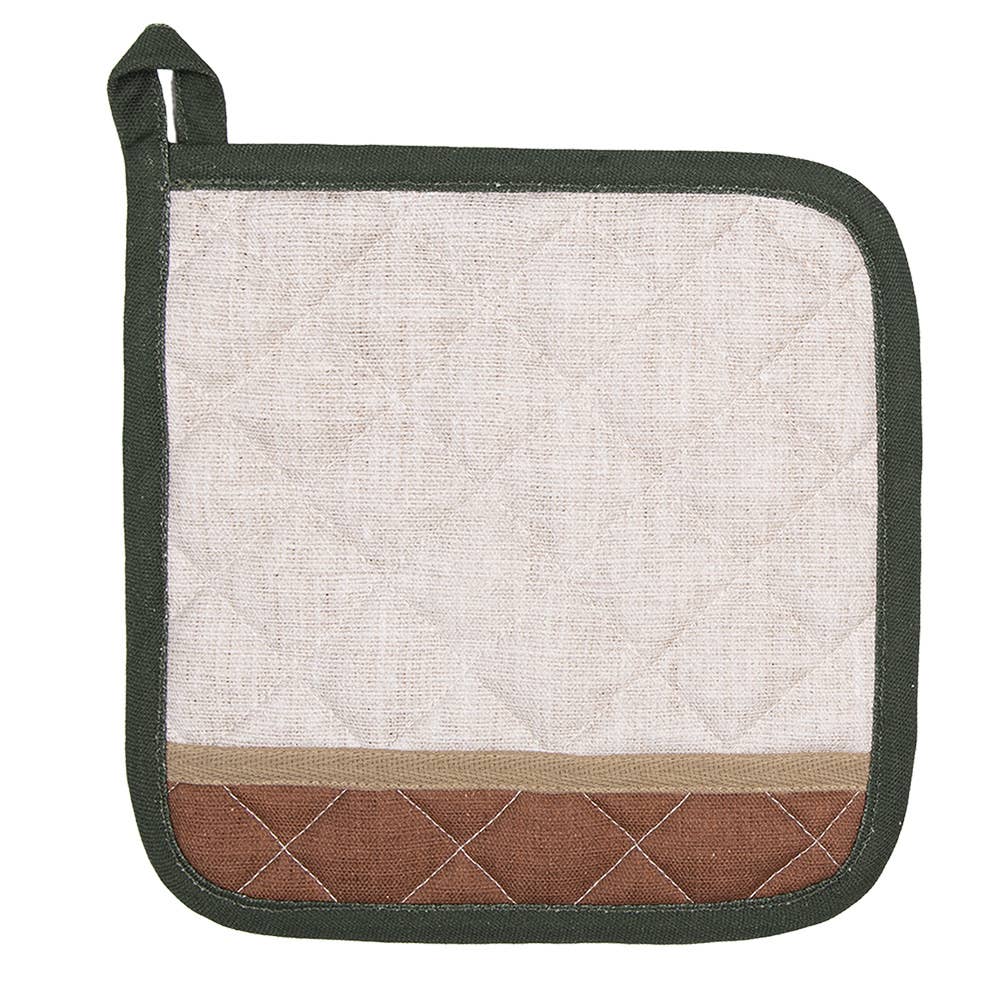 Topflappen 20x20 cm Pilze
