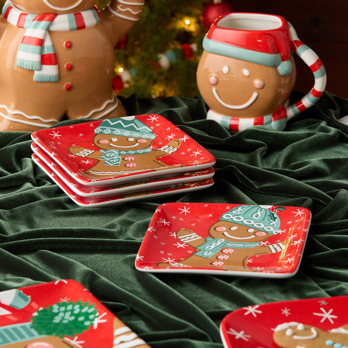 Christmas Whimsy 3-D-Tasse – Lebkuchenmann | ca. 530 ml