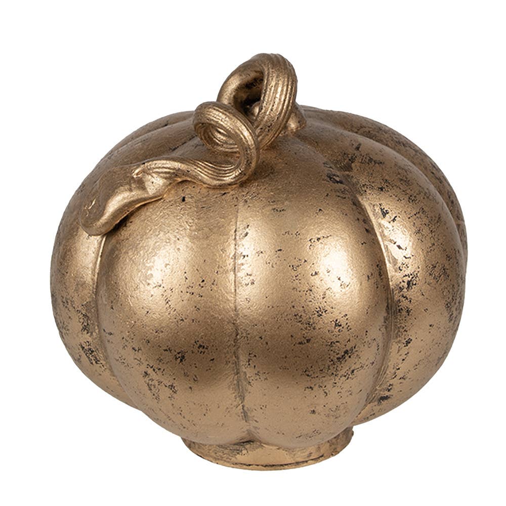 Deko-Kürbis Ø 15x15 cm Kupferfarbenes Glas