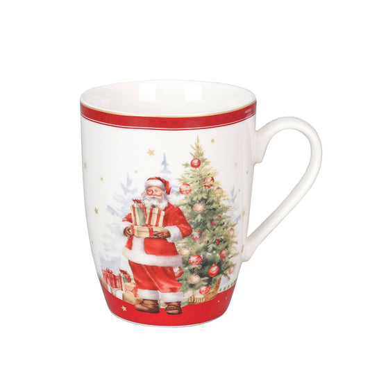 Porzellanbecher Happy Santa