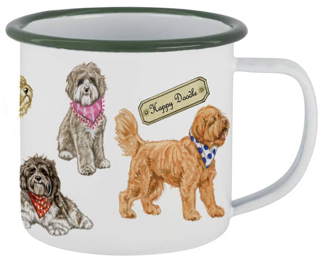 Tassen mit Labradoodle