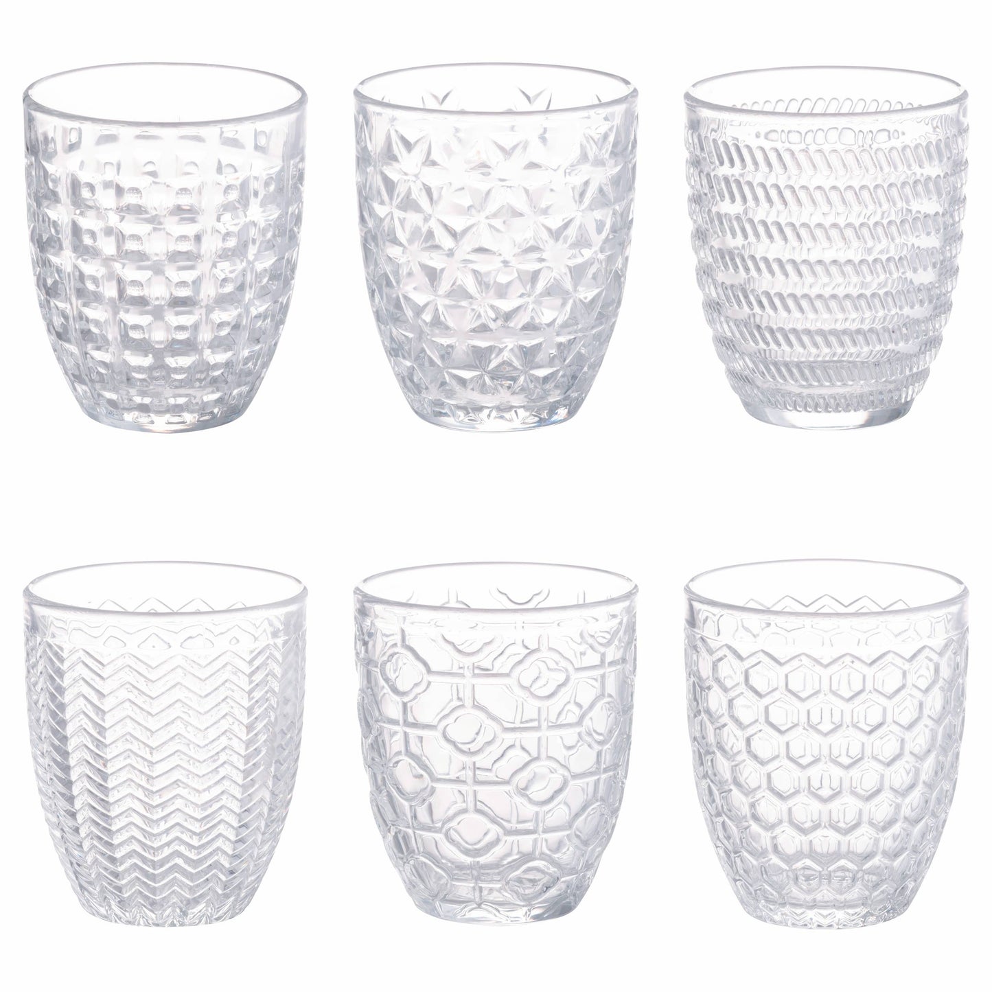 Wassergläser LIGHT, 6 Stück