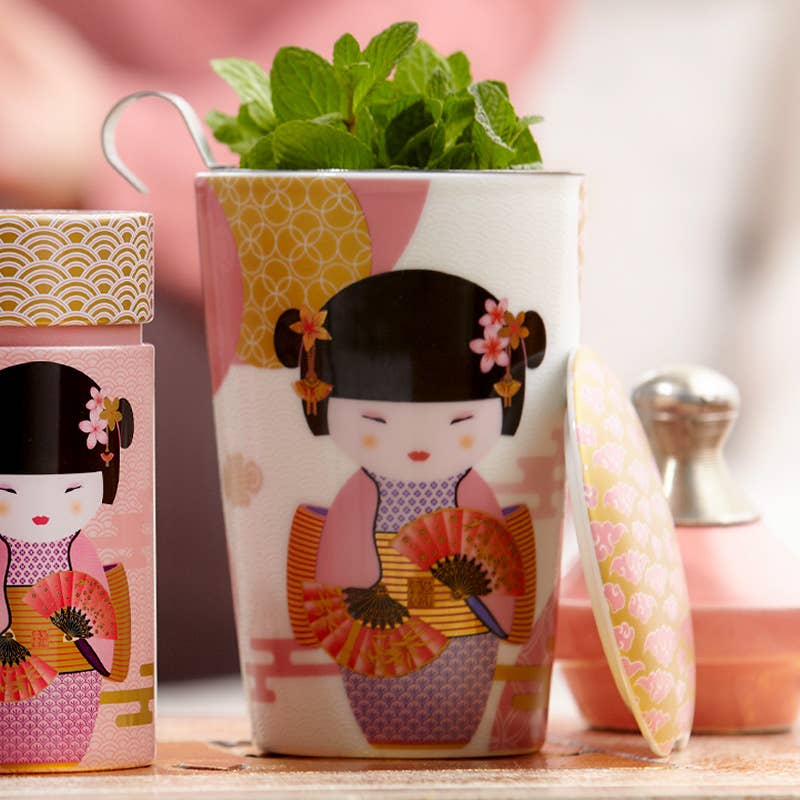 Porzellan Teebecher TEAEVE "New Little Geisha rose"
