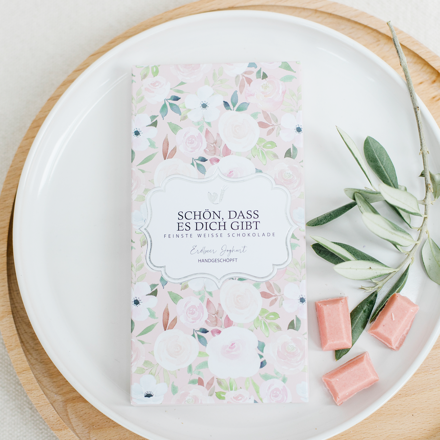 Weiße Schokolade - Schön dass es dich gibt