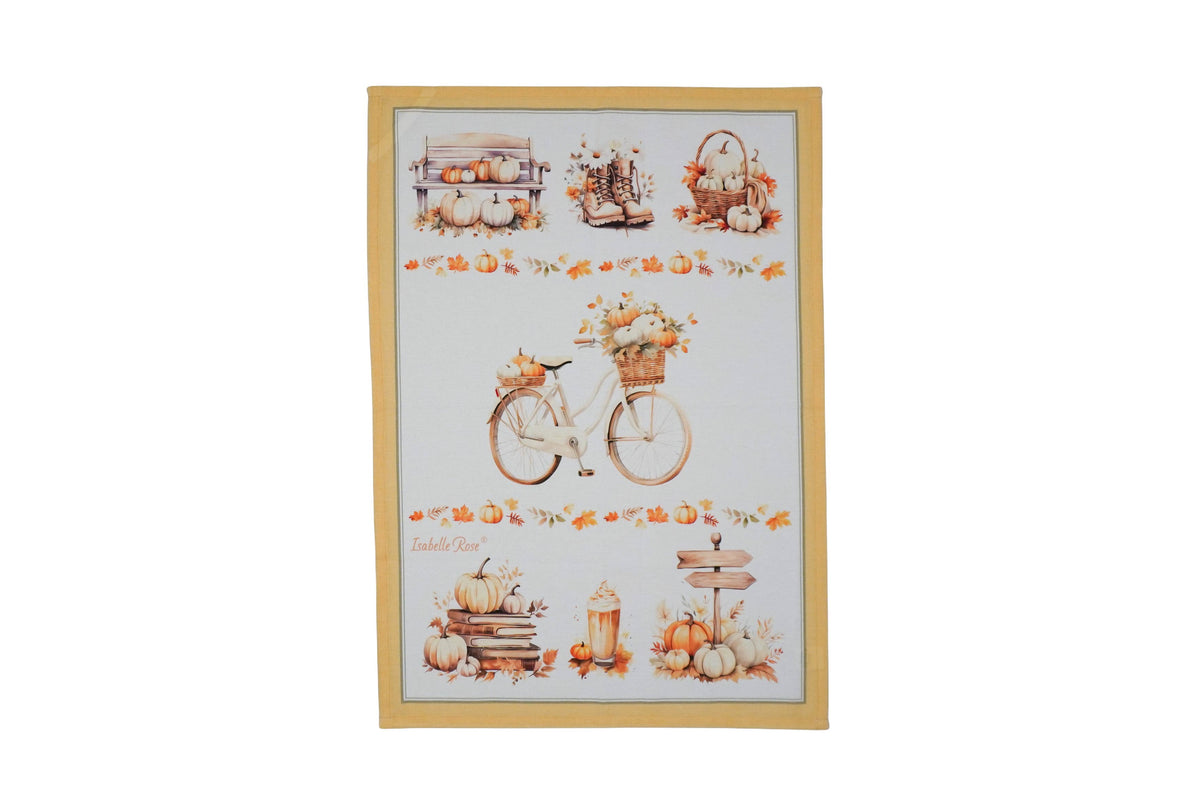Vintage Herbst Geschirrtuch