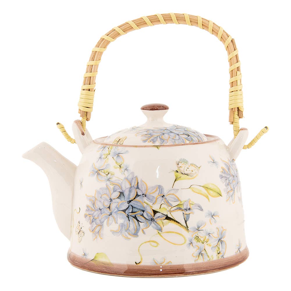Teekanne mit Sieb, floryal