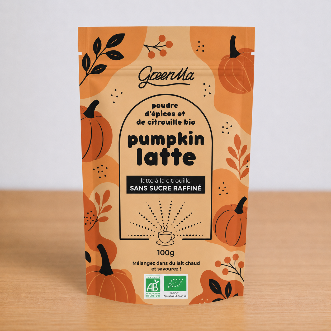 BIO-KÜRBIS-LATTE