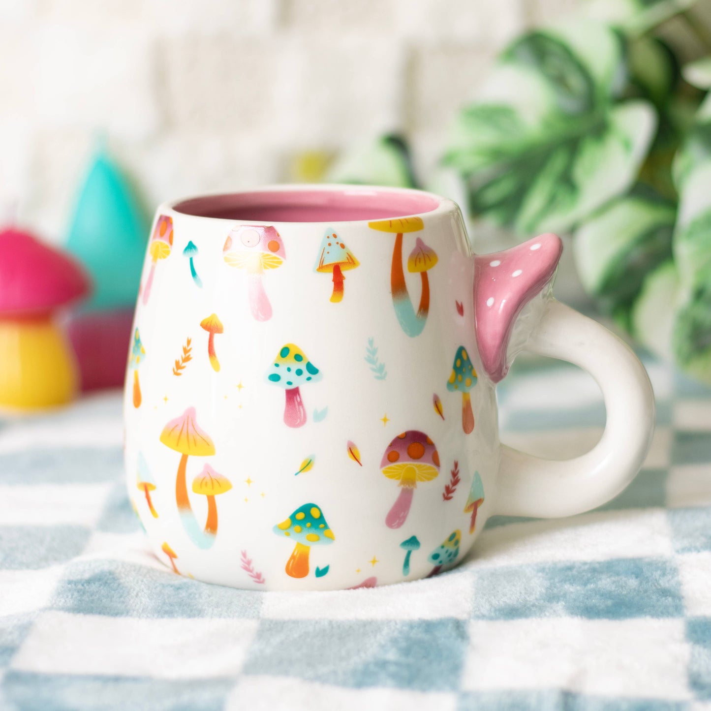 Funky Fungi Tasse mit Pilzgriff