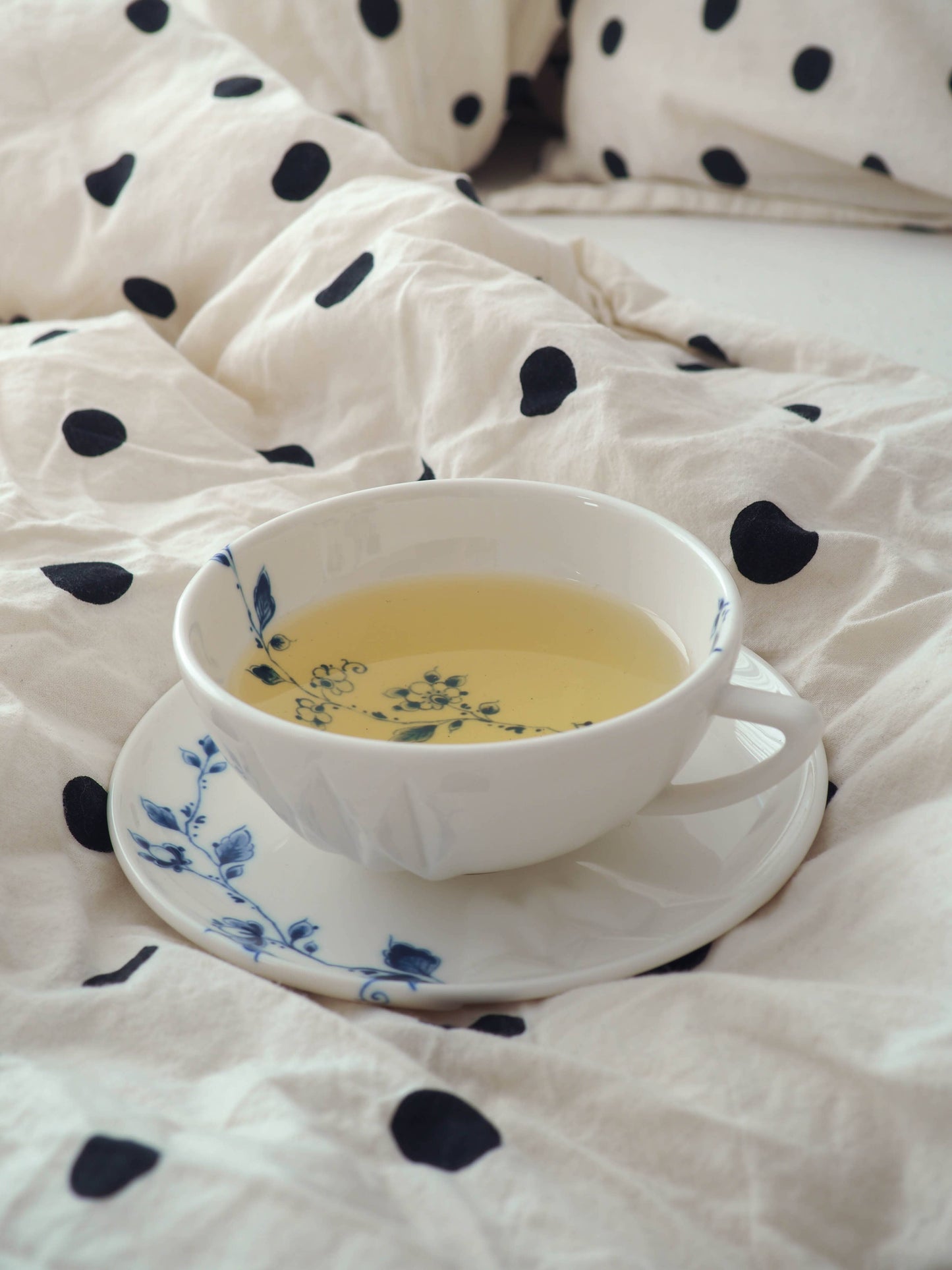 Tasse und Untertasse Blue Fold