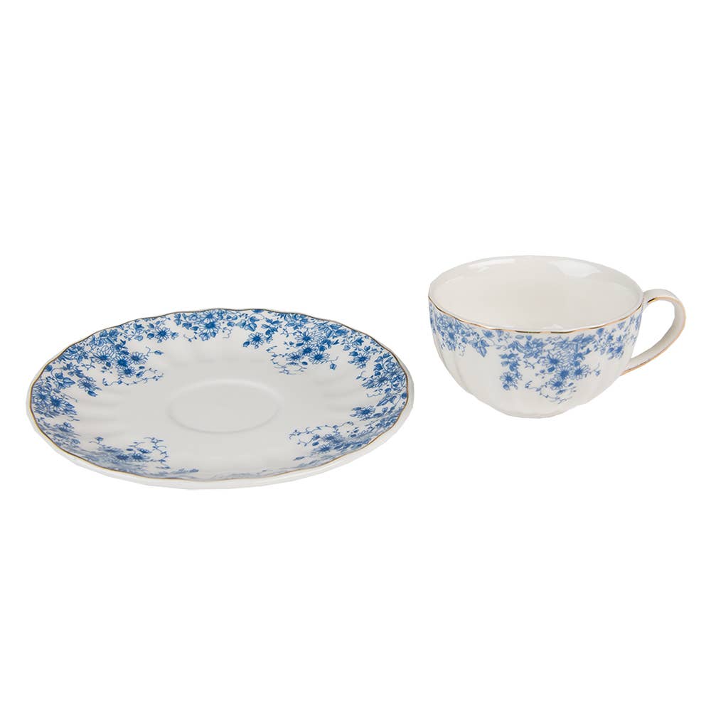 Ostfriesen-Teetasse & Untertasse BLUE