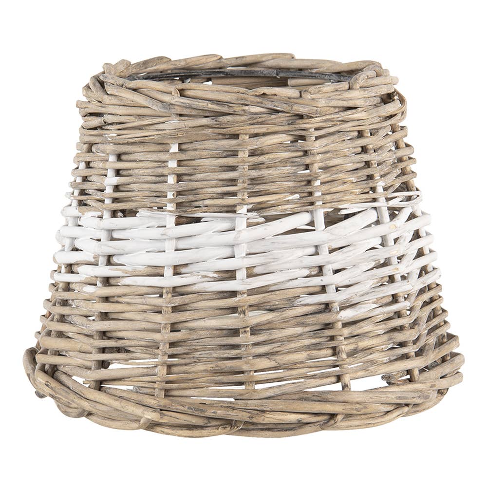 ⚓ Lampenfuß HOLZANKER mit Rattan Schirm – Maritime Eleganz für dein Zuhause