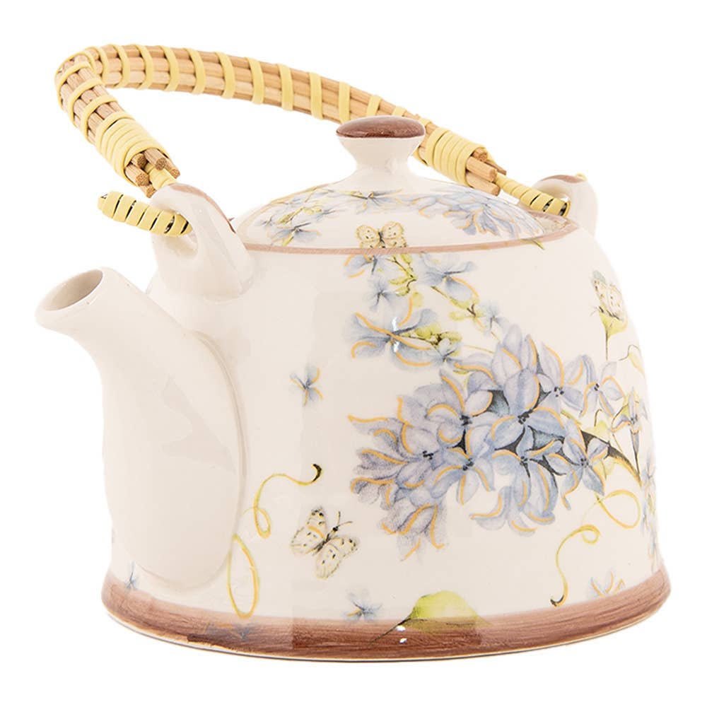 Teekanne mit Sieb, floryal