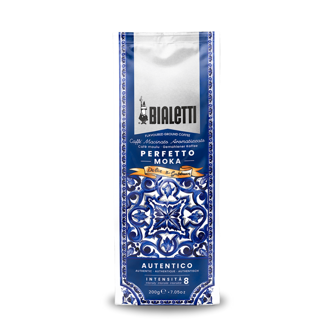 Bialetti x Dolce&Gabbana Blue Mediterranean gemahlener Kaffee / 250 Gramm