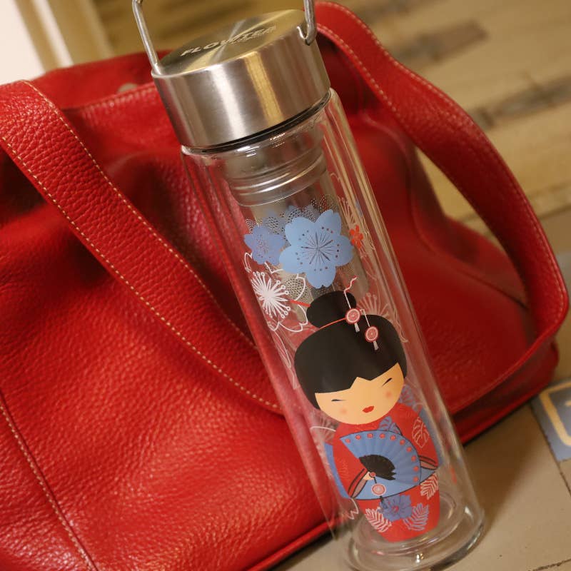 Teebereiter FLOWTEA "Little Geisha red"