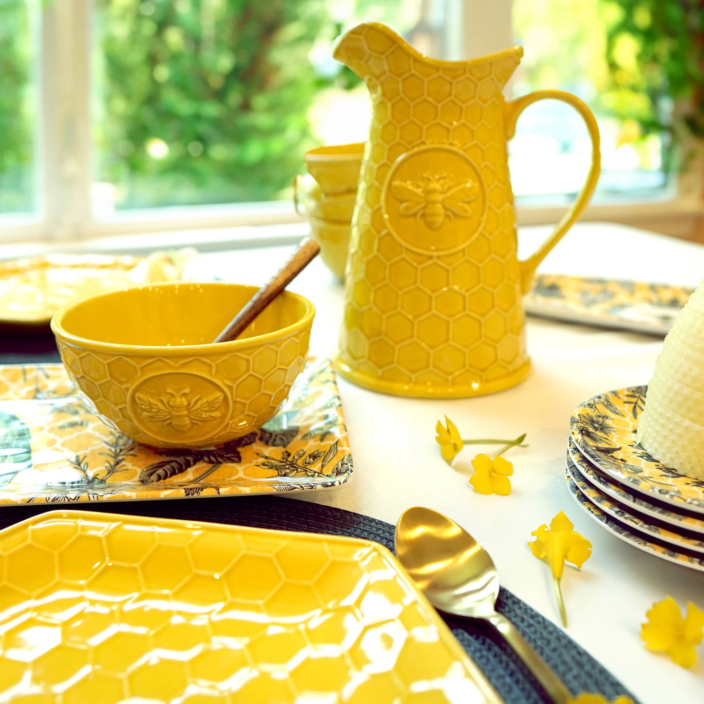 Müsli-Schale French Bees, 4er Set