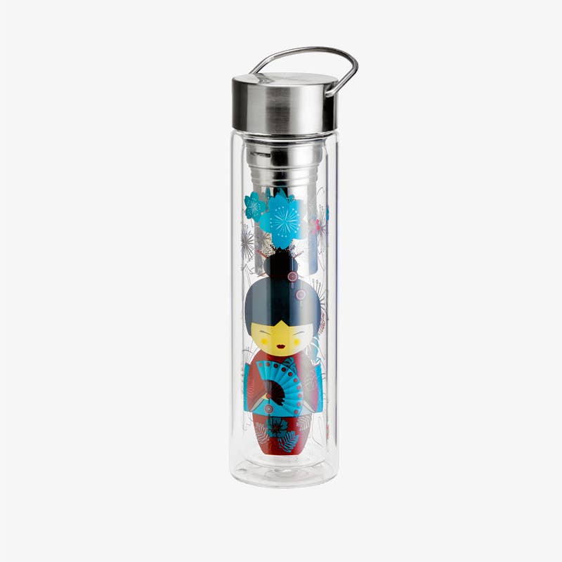 Teebereiter FLOWTEA "Little Geisha red"
