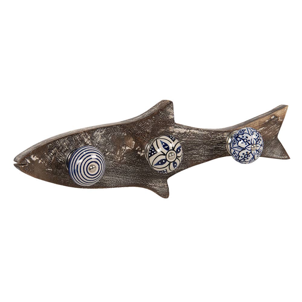 Wandgarderobe Fisch