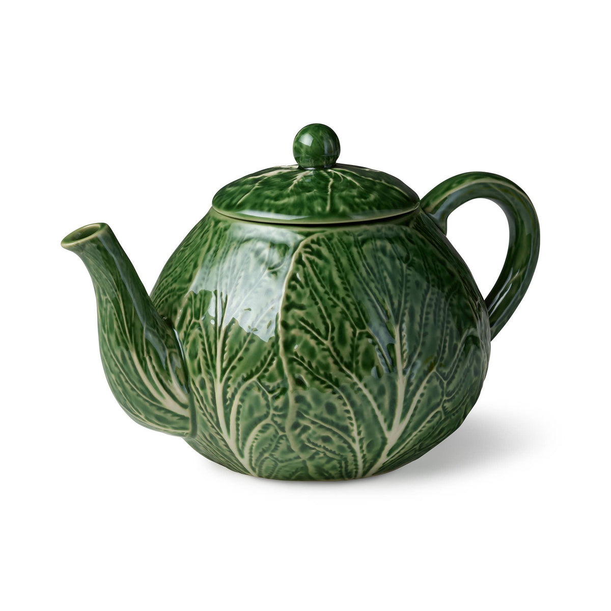 Le Jardin Green Cabbage Teekanne – 3-D Kohlblattdesign