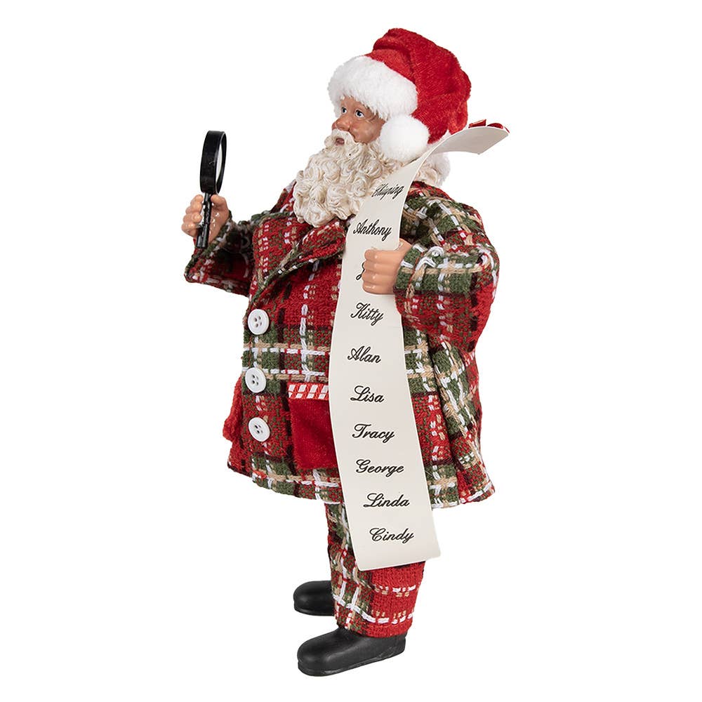 Weihnachtsdekofigur 27 cm rot