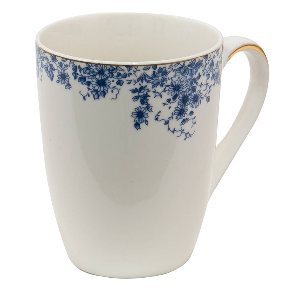 Teebecher mit Blumen