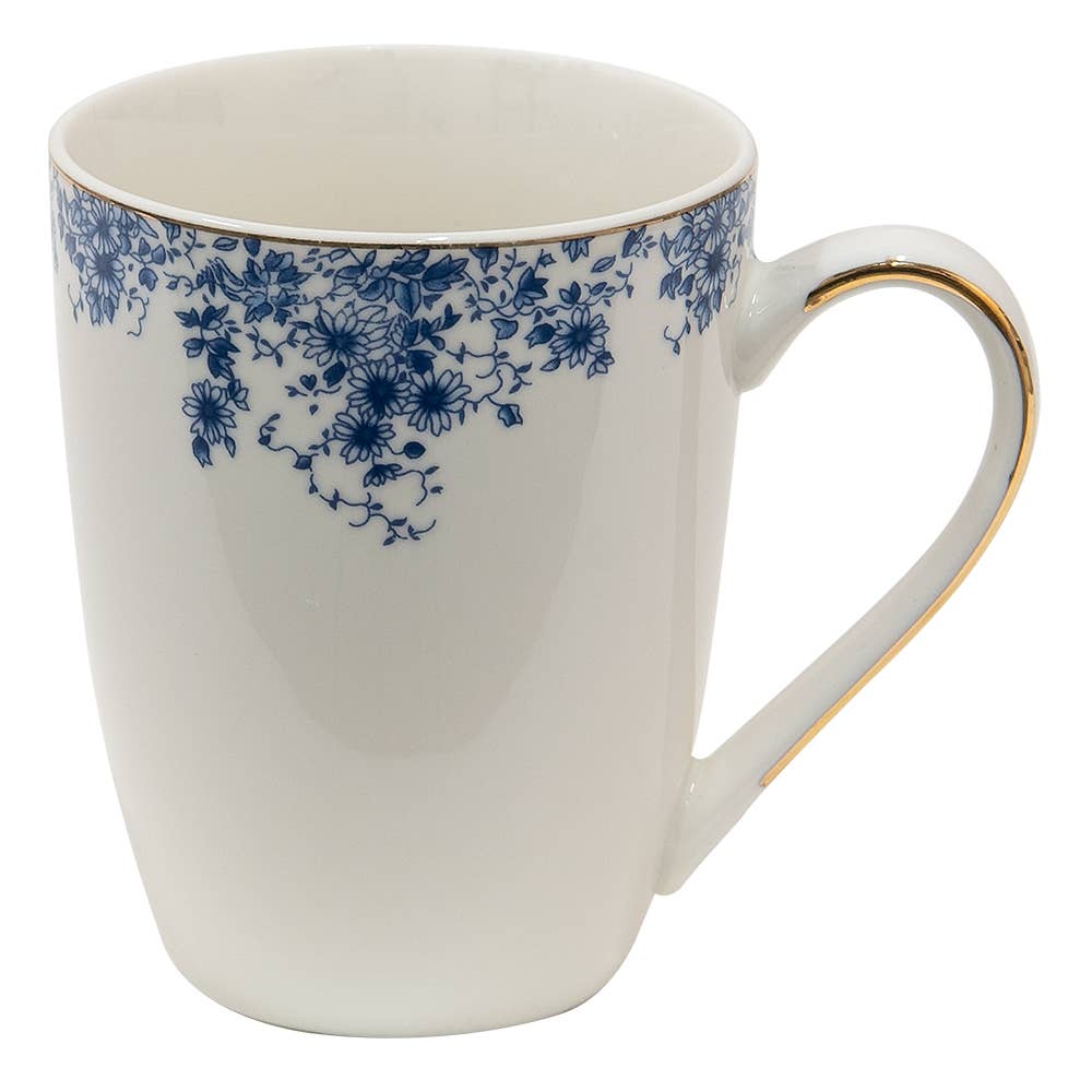 Teebecher mit Blumen