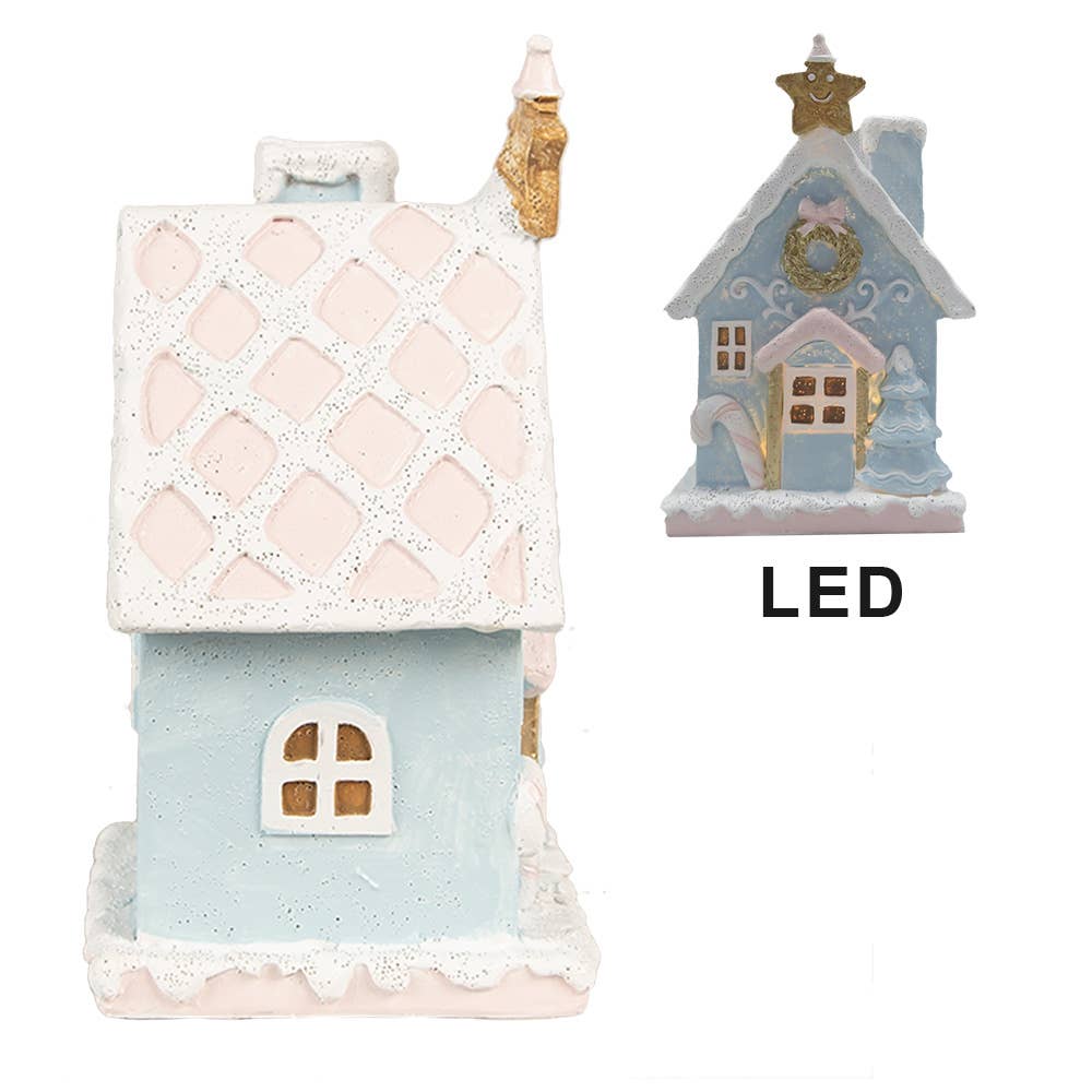 Lichter Lebkuchenhaus mit LED