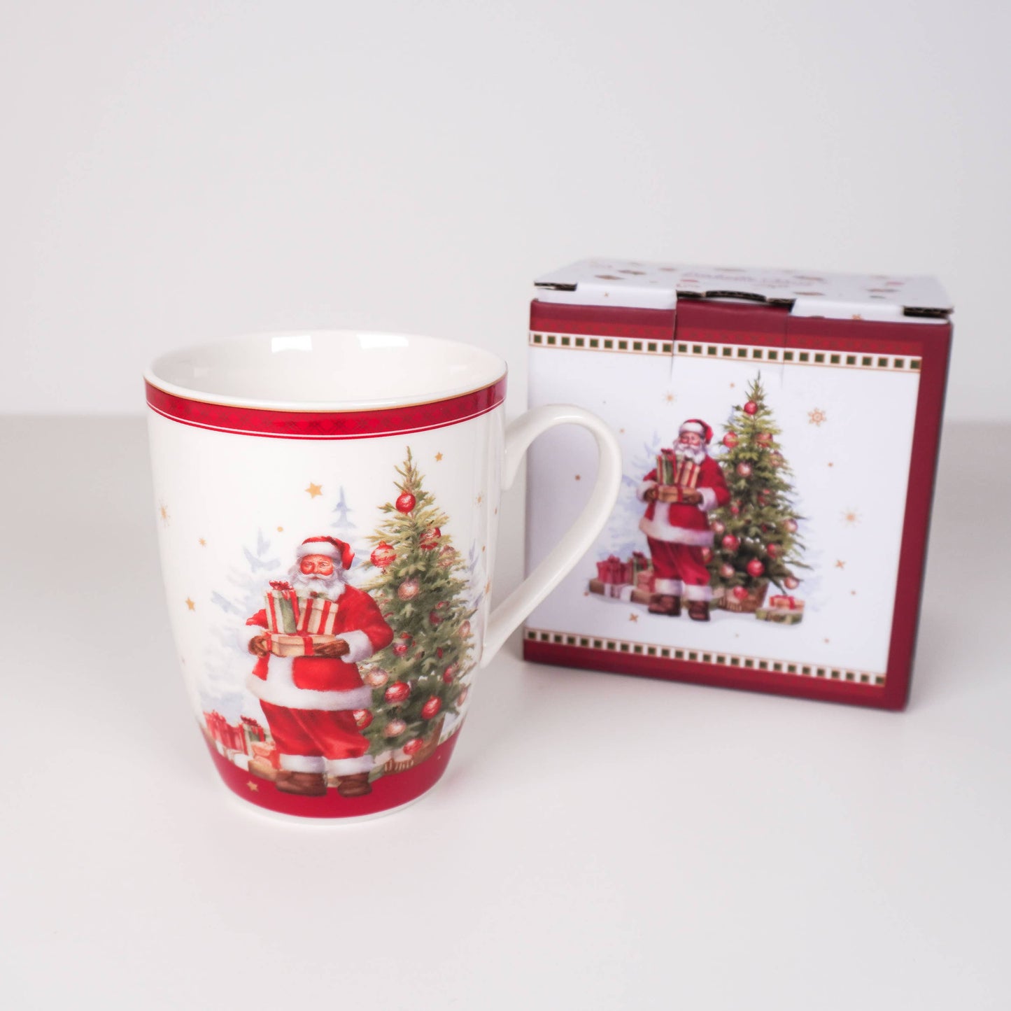 Porzellanbecher Happy Santa