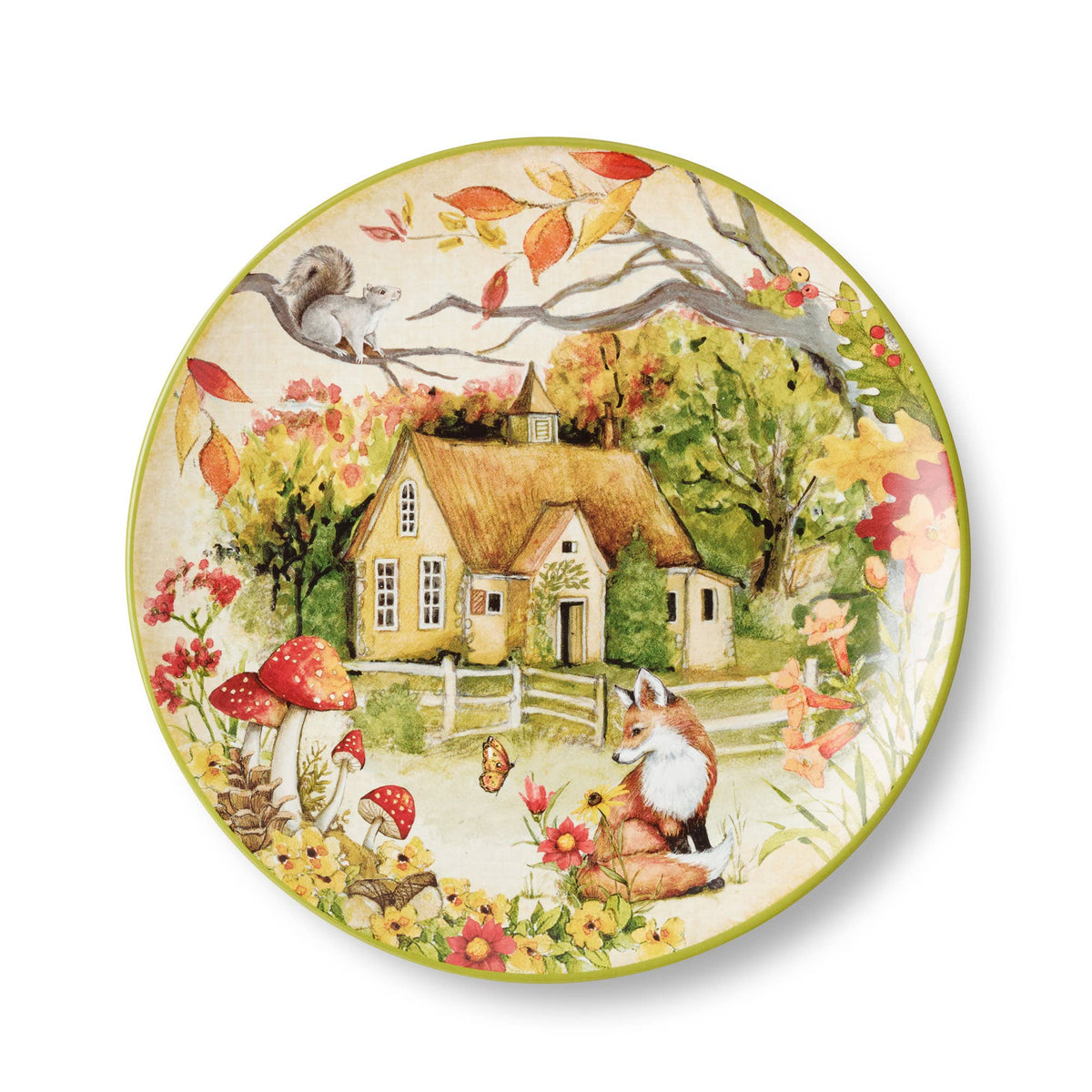 Woodland Critters Herbst-Teller 4er Set