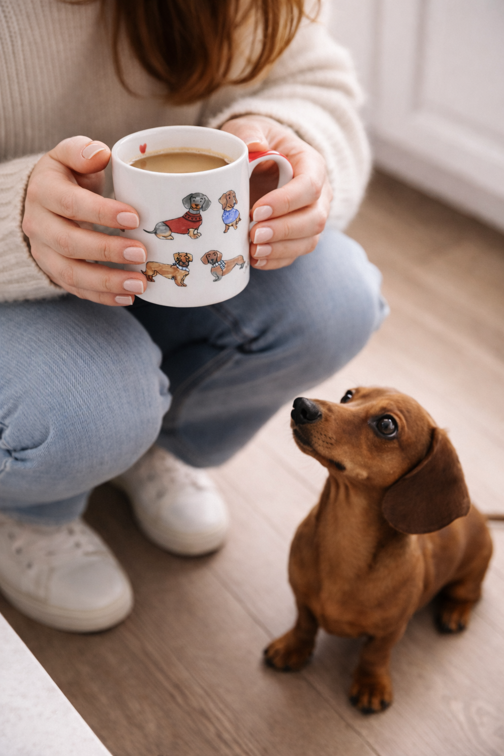 Herein gedackelt – Tassen mit Hundemotiven für echte Hundefans