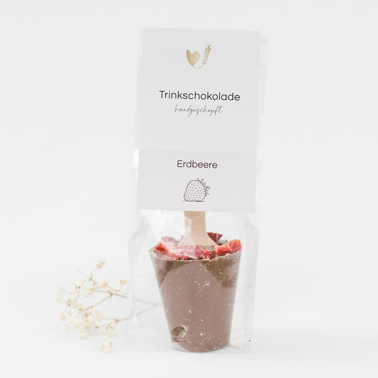 Trinkschokolade Erdbeere
