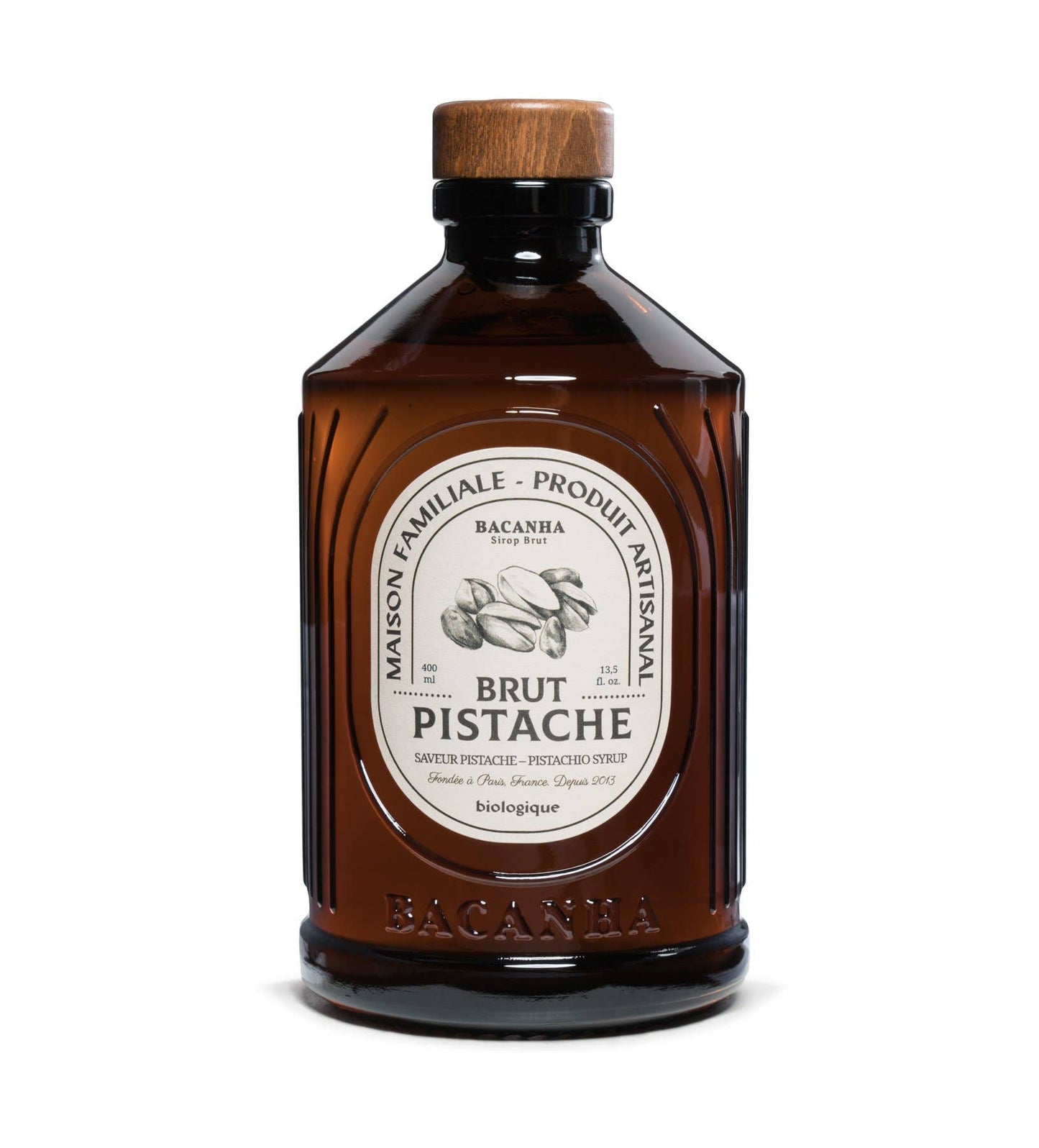 Rohes Pistazien-Sirup - Bio - 400 ml