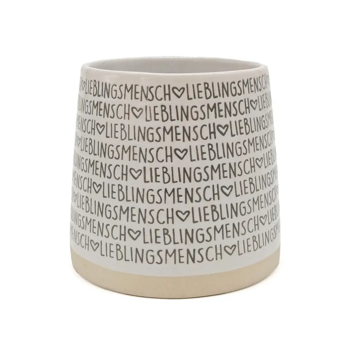 Tasse mit Botschaft 'Lieblingsmensch'