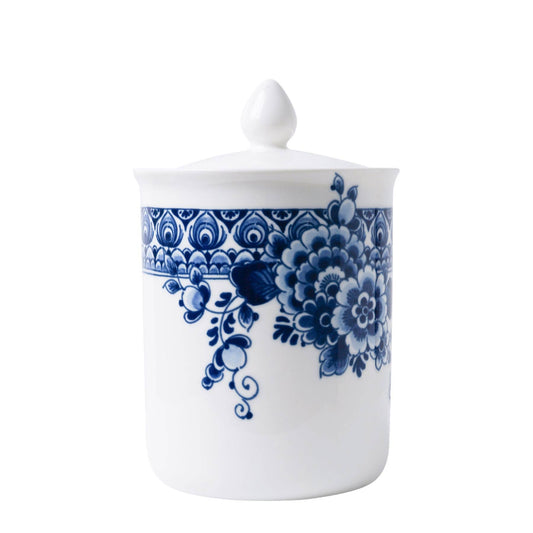Vorratsglas Pfau Blau groß