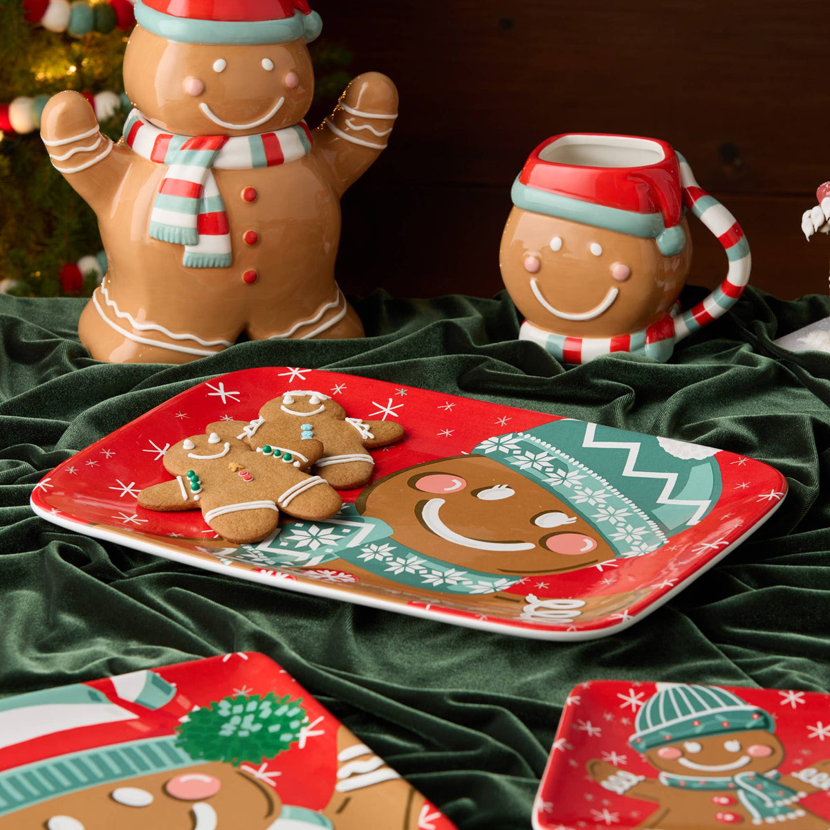 Christmas Whimsy 3-D-Tasse – Lebkuchenmann | ca. 530 ml