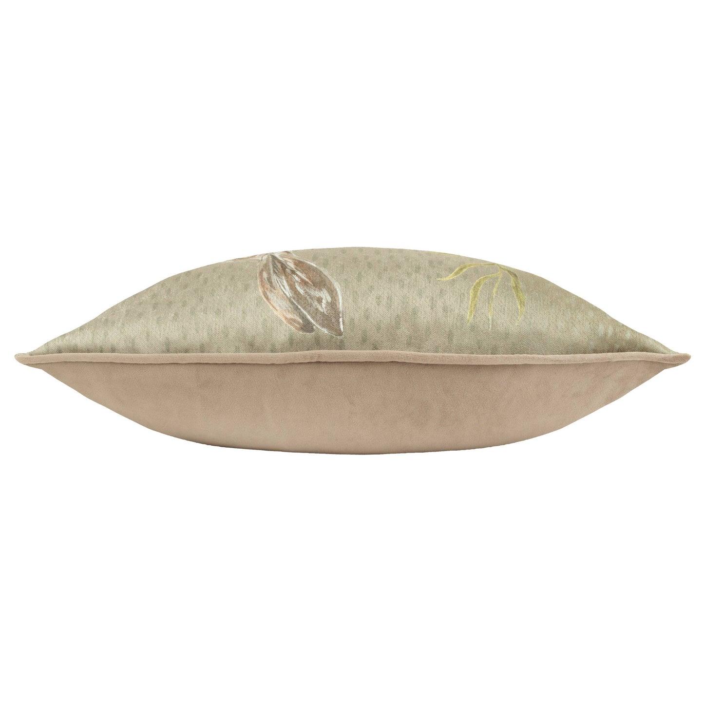 Meadow Bloom Chenille-Kissen mit Hazel Hasen-Print, Salbeigrün