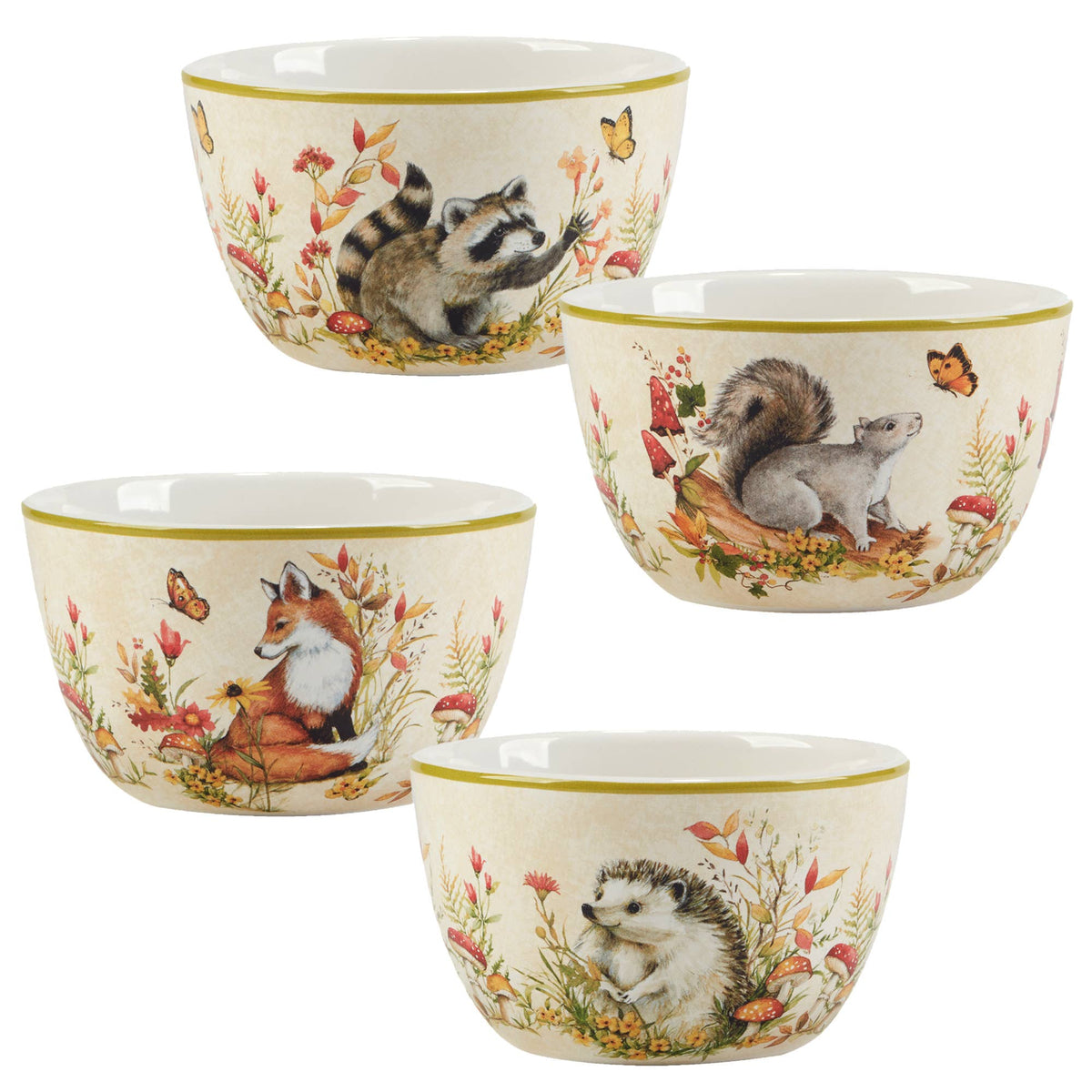 Müsli-Schalen Set  Woodland Critters Herbst