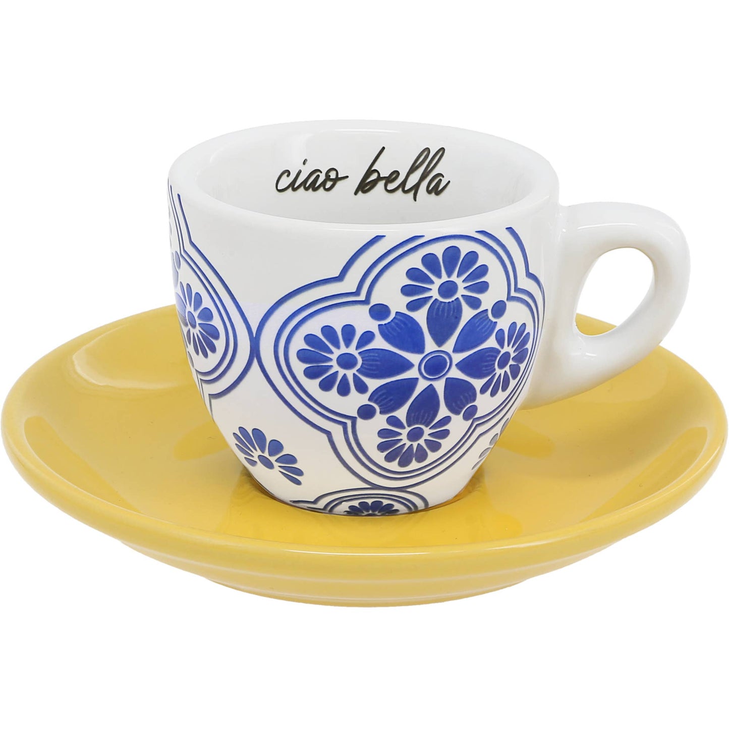 Espresso-Tasse mit Untertasse Pavilion „Ciao Bella“