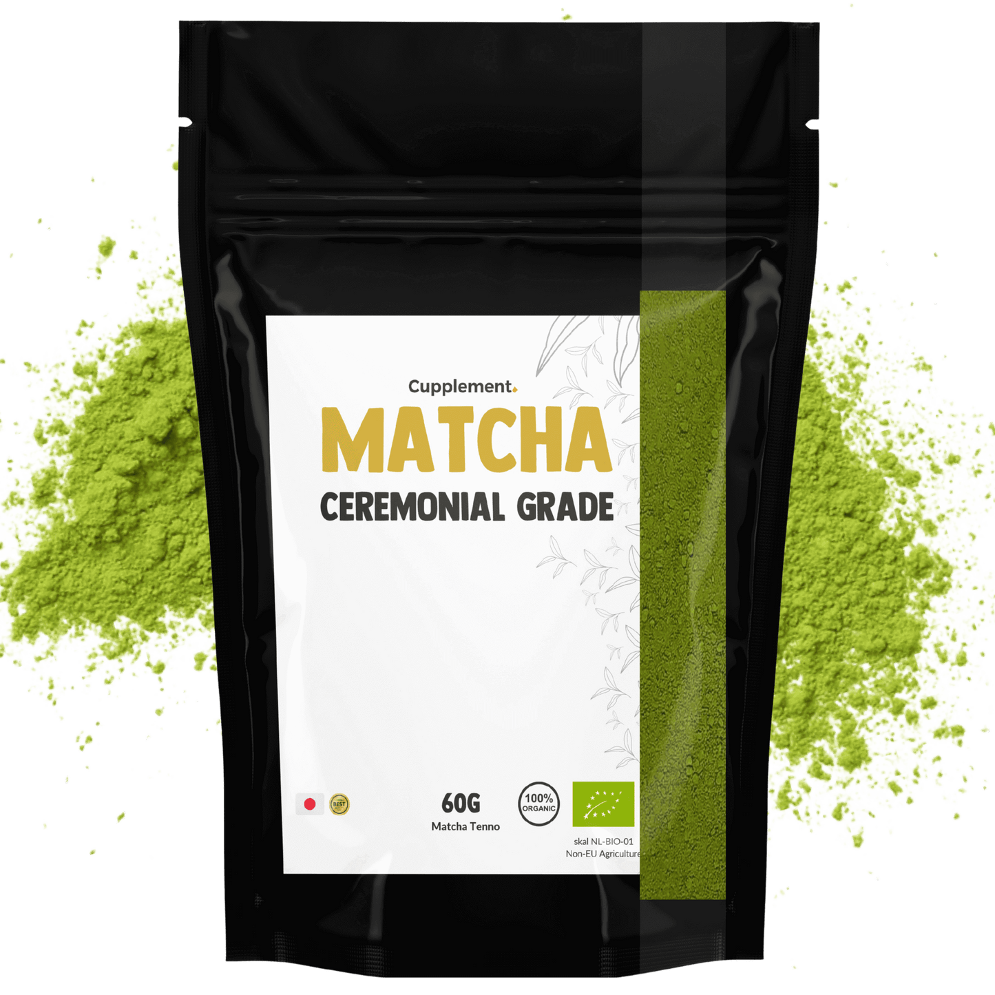 Matcha-Pulver Zeremonienqualität - 60 Gramm