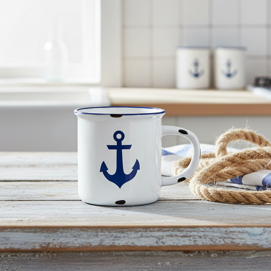 Keramik-Tasse BIANCO BLU ANKER