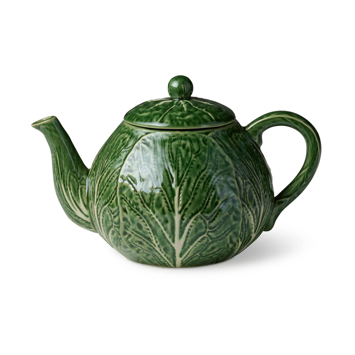 Le Jardin Green Cabbage Teekanne – 3-D Kohlblattdesign