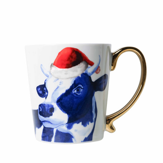 Weihnachtsbecher Kuh