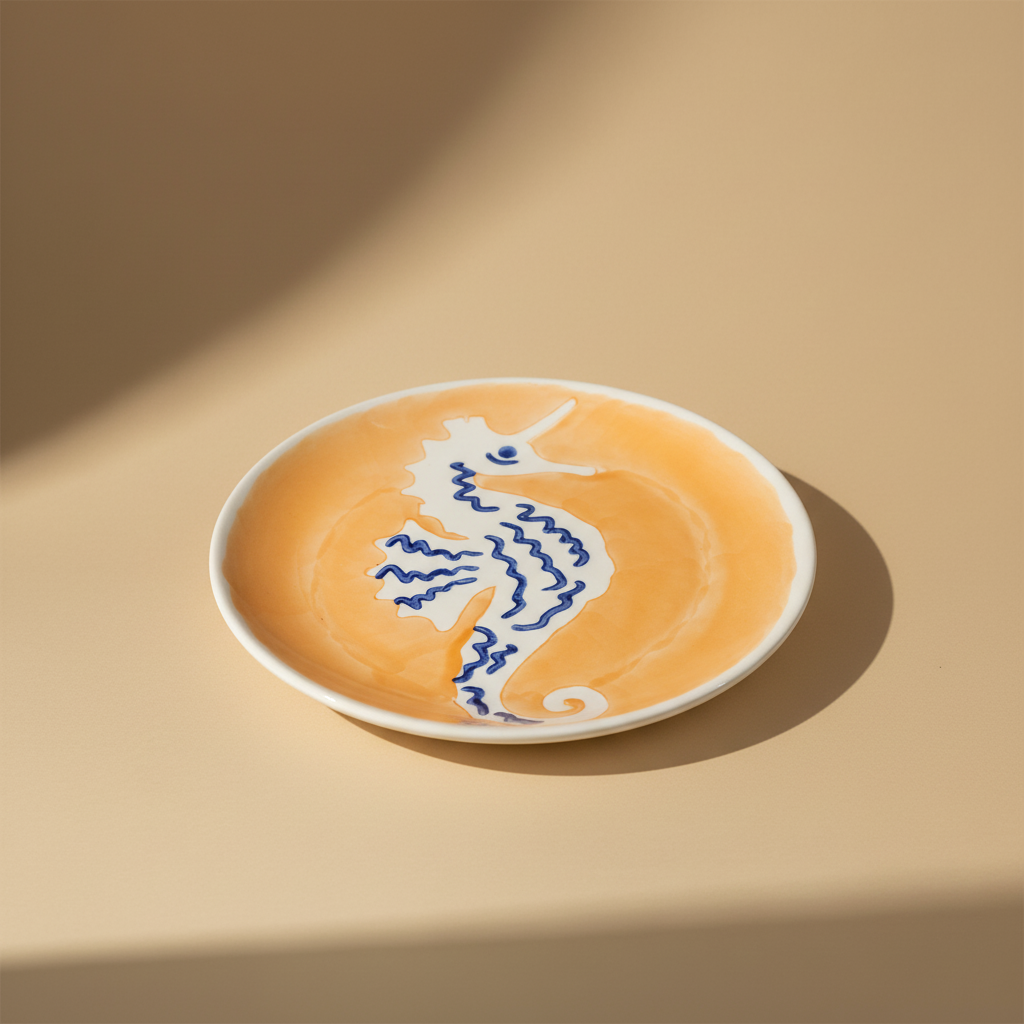 DESSERTTELLER SEEPFERDCHEN