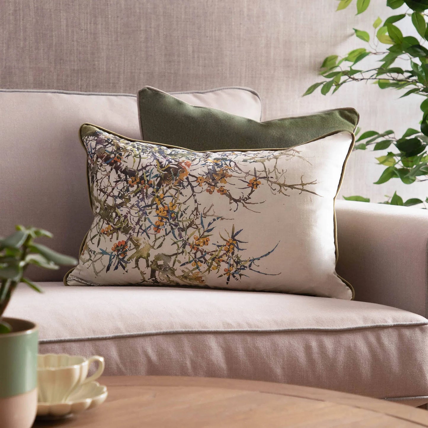 Kissen mit Hawthorn-Print 40 x 60 cm
