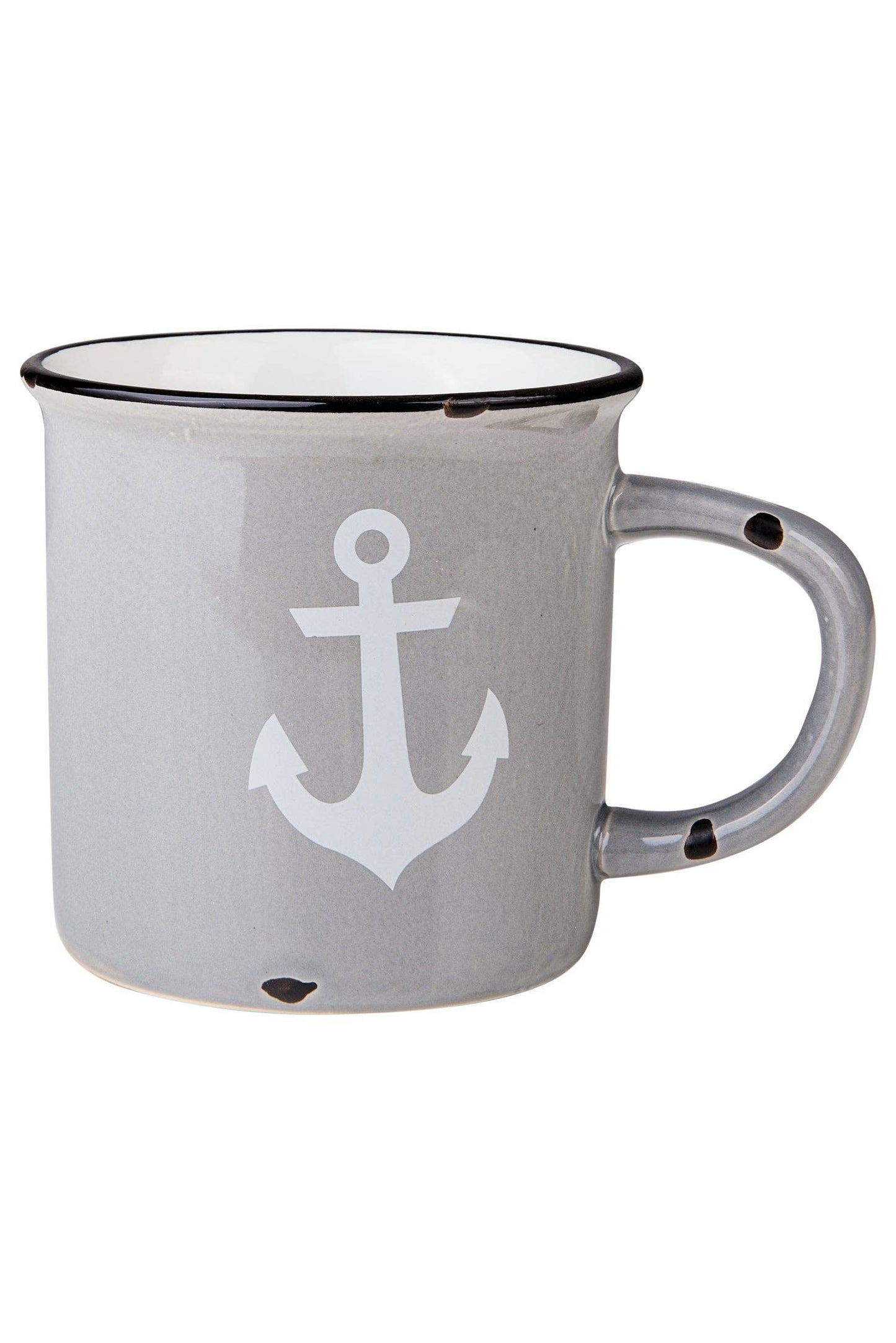Keramik-Tasse GRIGIO, BIANCO