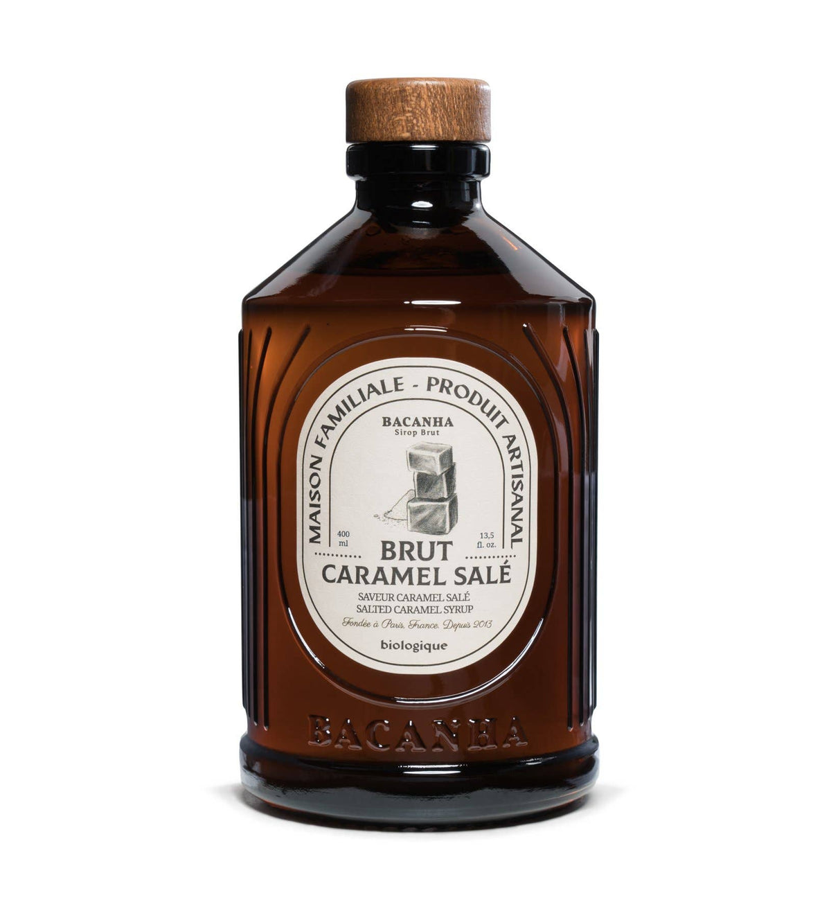 Roher gesalzener Karamellsirup – Bio – 400 ml