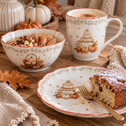 Vintage Herbstbecher