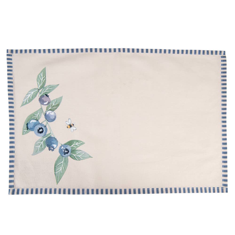 Tischset Olive blau, 2 Stück
